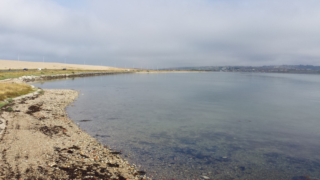 Dorset fishing marks: Hamm Beach, Portland harbour 