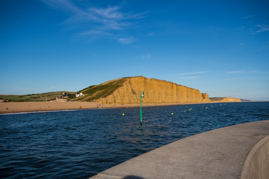 Dorset fishing marks: West Bay