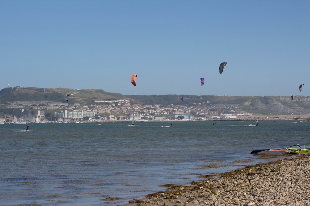 windsurfers