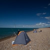 Plaice fishing on Chesil Beach