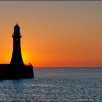 Mackerel fishing on Roker Pier, Sunderland