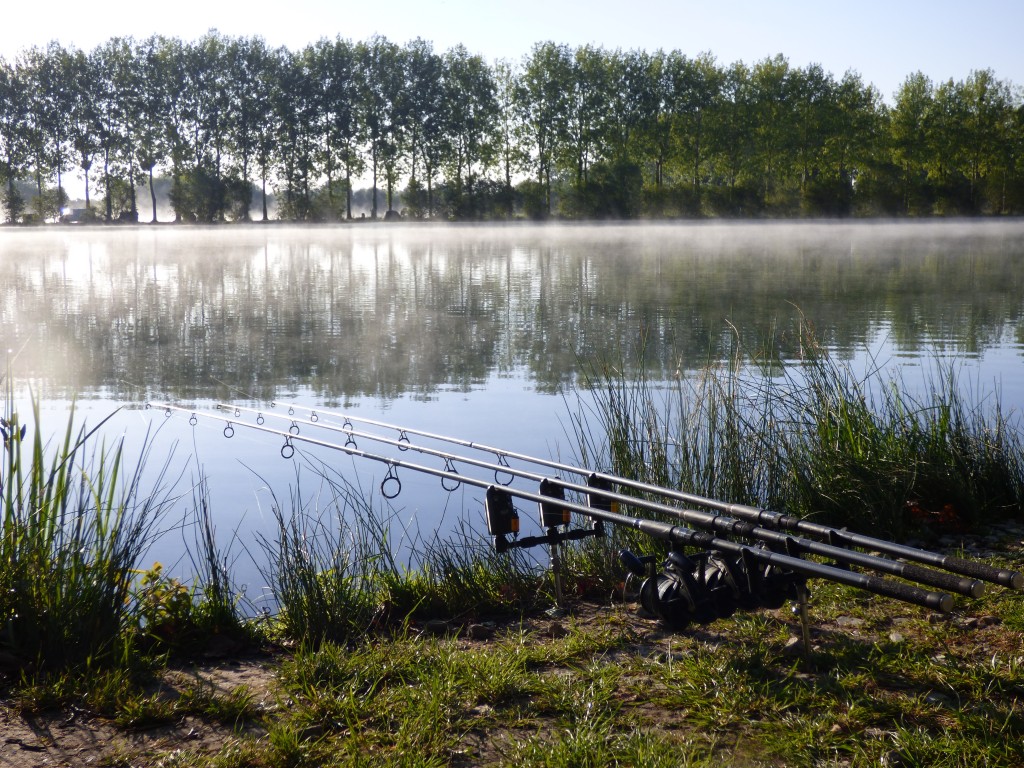 Carp fishing in France