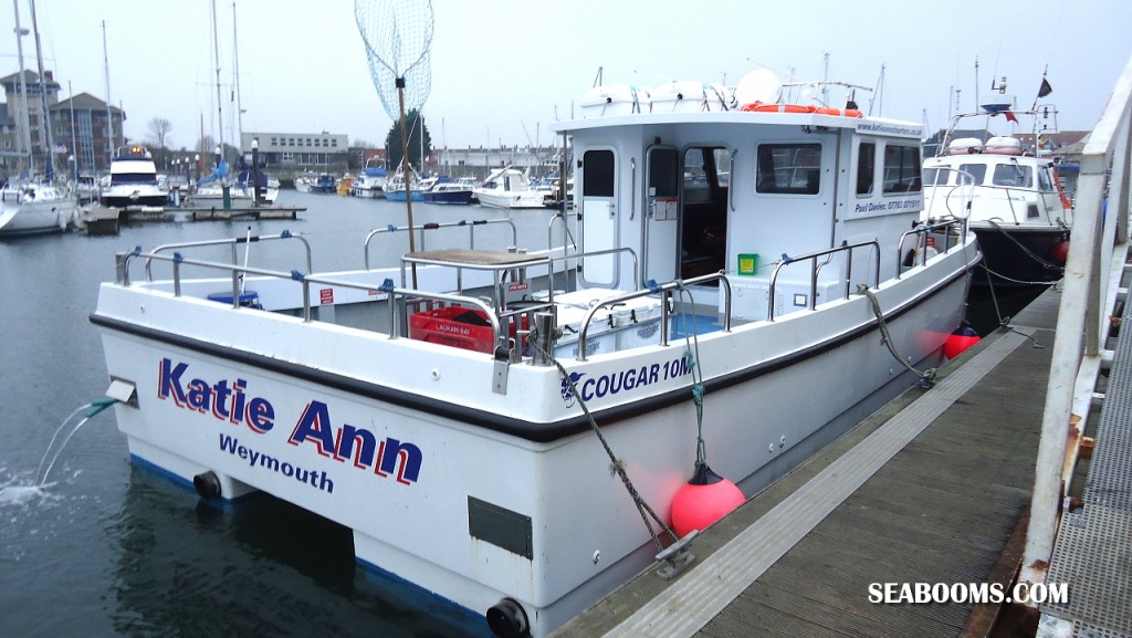 Fishing out of Weymouth on board charter boat Katie Ann with Allan Yates boat angler