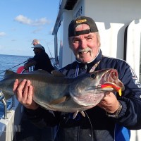 On board Valkyrie 6 with boat angler Allan Yates