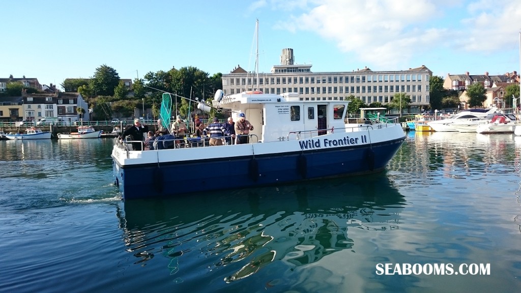 Winter fishing on Wild Frontier II out of Weymouth with boat angler Allan Yates