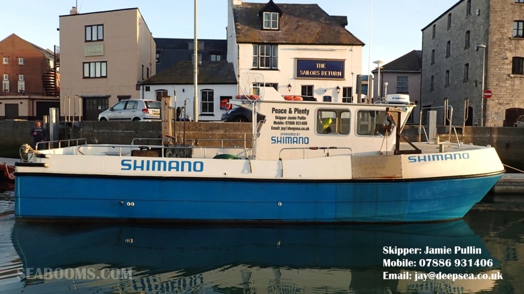 Peace & Plenty III Weymouth Angling Charter Boat Has A New Skipper Jamie Pullin