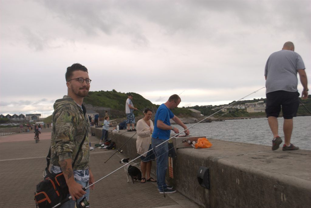 Fishermen, Fishermen, Everywhere, With Barely A Spot To Cast