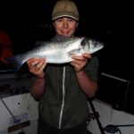 Summer Sea Fishing For Bass and Thornback Rays Aboard “Contessa of Weston”